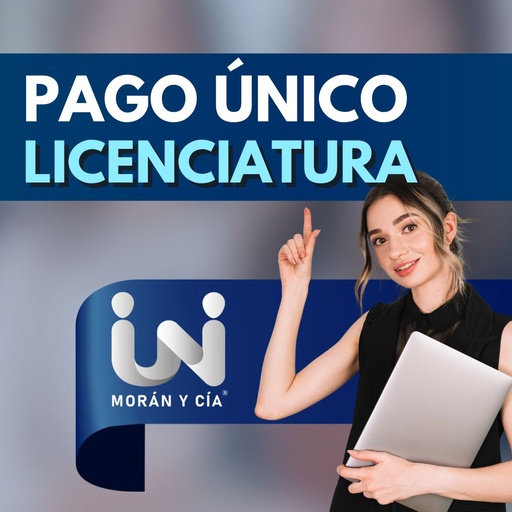 [86121701-1] Pago único Licenciaturas